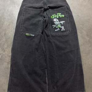 JNCO Trogs Wide Leg Baggy Jeans - 28" Leg Opening - Size 34